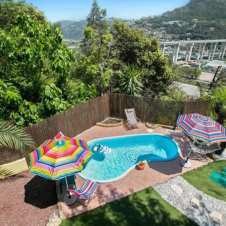 Monte Enrico - With Pool & Jacuzzi - Happy Vila Camporosso (Liguria)